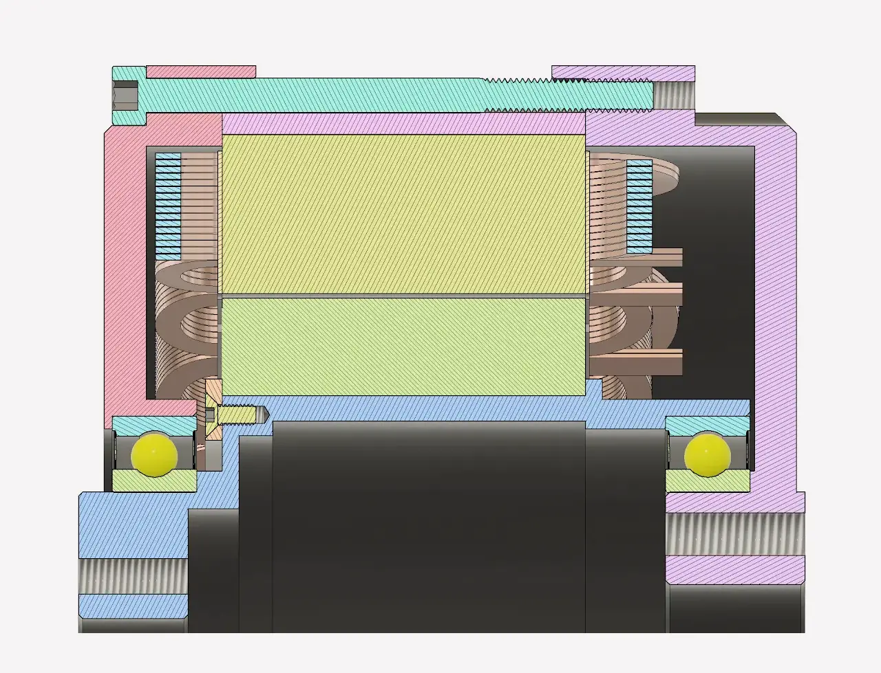 IP65 sealed motor design